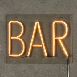 Luca Lighting Neonverlichting Bar - L30 x B40 cm - Geel