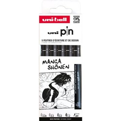 Uni-ball Uni-ball Uni Pin Fineliner Set 5 stuks Manga Shonen