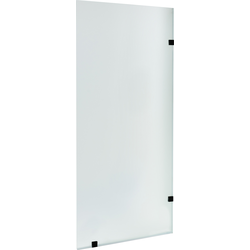 ICALMA - Douchescherm - Zwart - Veiligheidsglas