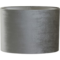 Light&living Kap ovaal recht smal 38-17,5-28 cm ZINC taupe