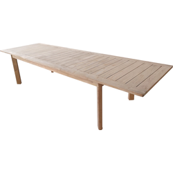 DKS XXL Tuintafel Kamen teak uitklapbaar 250/ 350 * 110 *70