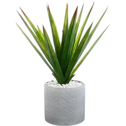 Atmosphera Aloe Vera Kunstplant - in keramische pot - 47 cm - Kunstplanten