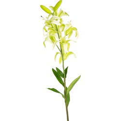 Greenmoods Kunstbloem Martagon Lelie - Lilium martagon - Nep plant - 1 Stuk - 78cm - Wit -