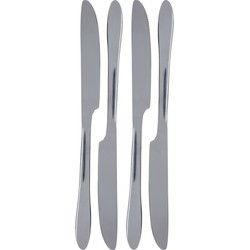 4x Dinermessen tafelbestek RVS 23,5 cm - Messen