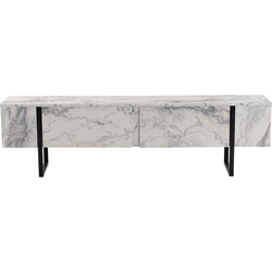 TV-meubel met 2 klepdeuren L180 cm - SERENITY