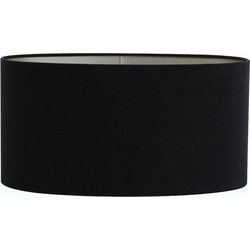 Light & Living - Lampenkap VELOURS - 38x17.5x19cm - Zwart