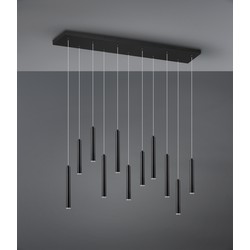 Industriële Hanglamp  Tubular - Metaal - Zwart