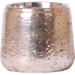 Kolibri Home | Luxury bloempot - Zilveren keramieken sierpot - Ø9cm