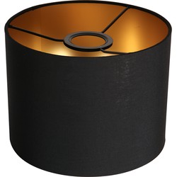 Steinhauer lampenkap Lampenkappen - zwart - metaal - 20 cm - E27 fitting - K26762S