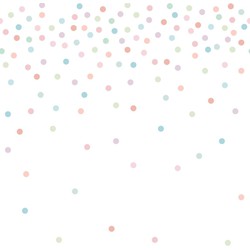 ESTAhome fotobehang confetti dots roze. groen en blauw
