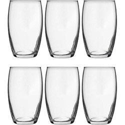 Arcoroc Tumbler Water/Drinkglazen - 6x stuks - glas - tumbler - 360 ml - Drinkglazen