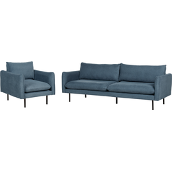 VINTERBRO - Bankenset - Blauw - Polyester
