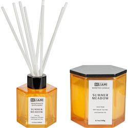 Beliani CLASSY TINT - Geurkaars-Oranje-Soja wax