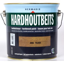 Hardhoutbeits 466 teak 2500 ml - Hermadix