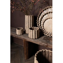 PTMD Plateau Jaydean - 45x45x4 cm - Cement - Grijs
