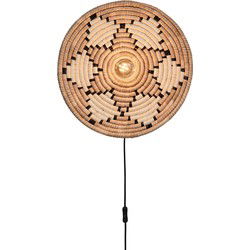 Wandlamp Andros - Naturel/Wit - Ø45cm