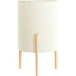 Light & Living - tafellamp - Litto - naturel - hout - bureaulamp - E27 - 1894588