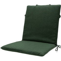 Stapelstoelkussen groen eco nature buitenafwerking 97x49 (4 stuks)
