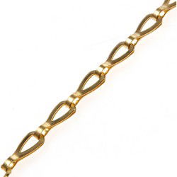 Patentketting mes 19.6x0.5mm p/m