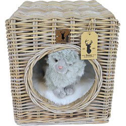 Boony Est 1941 rotan hocker 40x40x45 cm
