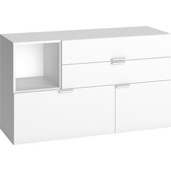 Design commode 3 laden en 1 deur L120 cm - 4YOU