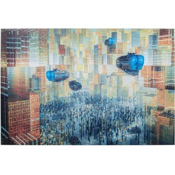 Wandfoto 3D Future City 150x100cm
