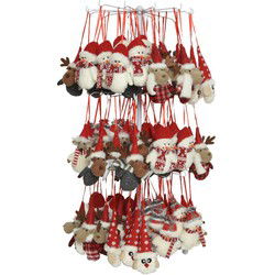 Figuren polyester l10b5.5h14 cm a6 kerst
