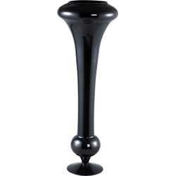 PTMD Keighla Black Shaped Glass Vase L