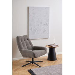 Salontafel MDF Naturel - Rond 45x45x48cm - Skagen