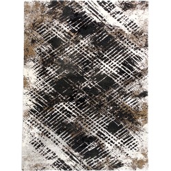 Hermitage Vintage Zwart / Bruin vloerkleed - - 200 X 290 CM