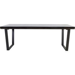 Light & Living - Eettafel MAYEN - 220x100x78cm - Zwart