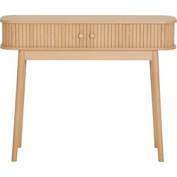Sidetable Naturel - Rechthoek - 100x30x80,5cm - Nikko