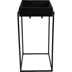Clayre & Eef Plantentafel Zwart IJzer