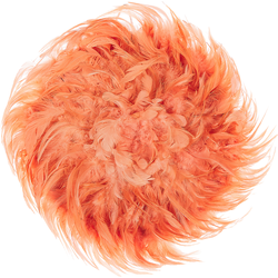 Beliani JUJU - Wanddecoratie-Rood-Veren