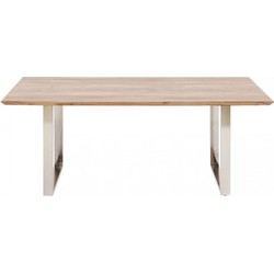 Eettafel Symphony Chroom 180x90cm