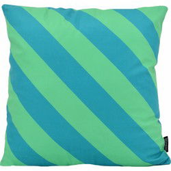 Sierkussen Stripe Groen/Petrol | 45 x 45 cm | Katoen/Polyester