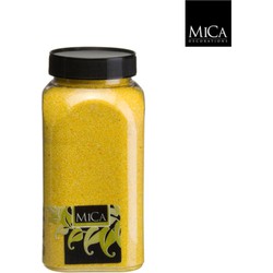 3 stuks - Zand geel fles 1 kilogram - Mica Decorations