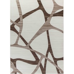 Skandi Retro Tapijt YOLANDA - Bruin - 120x170 cm