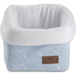 Baby's Only Commodemandje Cable - Baby Blauw - 18x18x18 cm