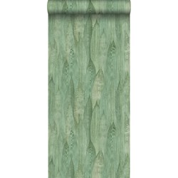 ESTAhome behang bladeren celadon groen