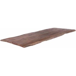 Boomstamtafelblad massief Acacia Oud Hout - 240 x 100 cm - Bladdikte 5 cm