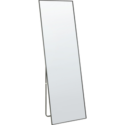 Beliani BEAUVAIS - Staande spiegel-Zwart-Aluminium