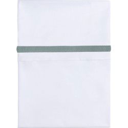 Baby's Only Wieglaken geweven bies - Zeegroen/Wit - 80x100 cm - 100% egyptisch katoen