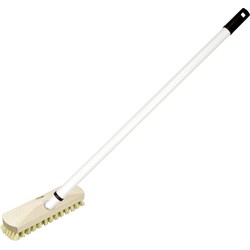 Schrobber - met telescoopsteel - 80-130 cm - schrobborstel - schoonmaakborstel - Schrobborstels
