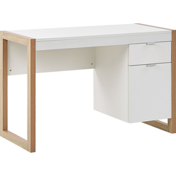 Beliani JOHNSON - Bureau-Wit-Vezelplaat