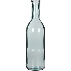 Decoratiefles / glazen fles transparant 50 x 15 cm - Vazen