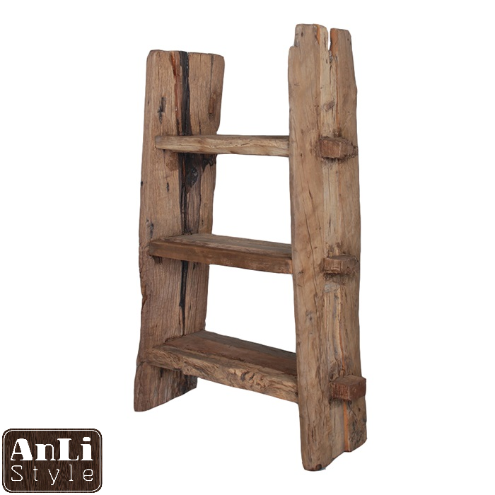 AnLi-Style Grove houten boekenkast klein - 