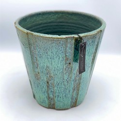 Villa Pottery  Blauwe Pot Victor - hoog