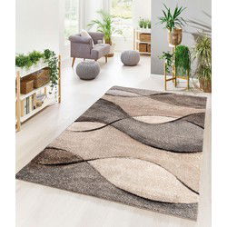 Modern vloerkleed - Nova Beige/Grijs/Taupe - 160x230 cm