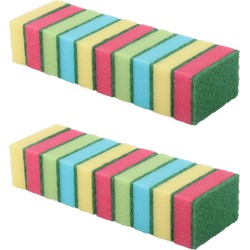 Dirt Devil Schuursponzen - 20x stuks - 8,5 x 5,5 x 2,5 cm - Sponzen